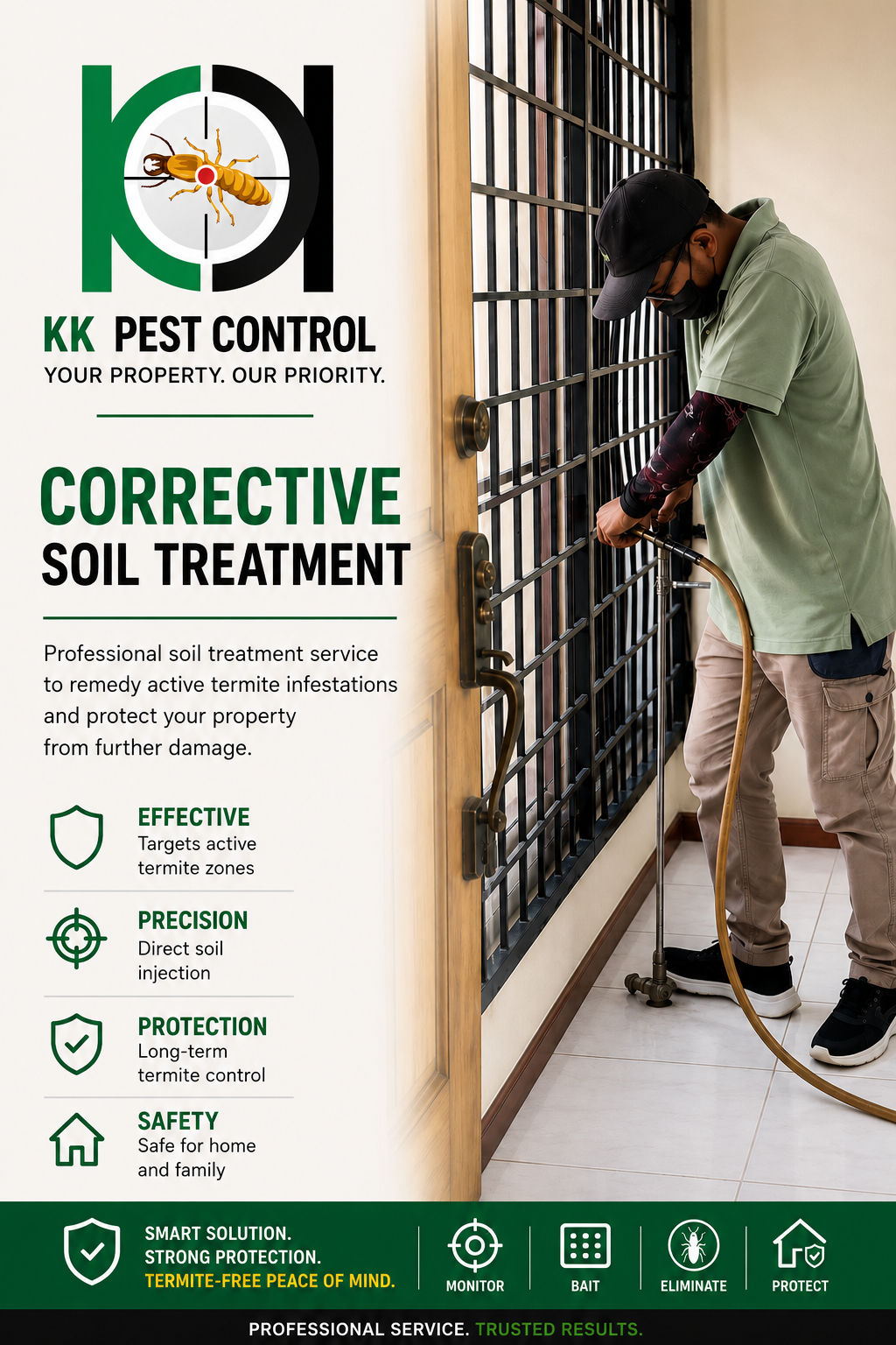 Corrective soil treatment termite service image