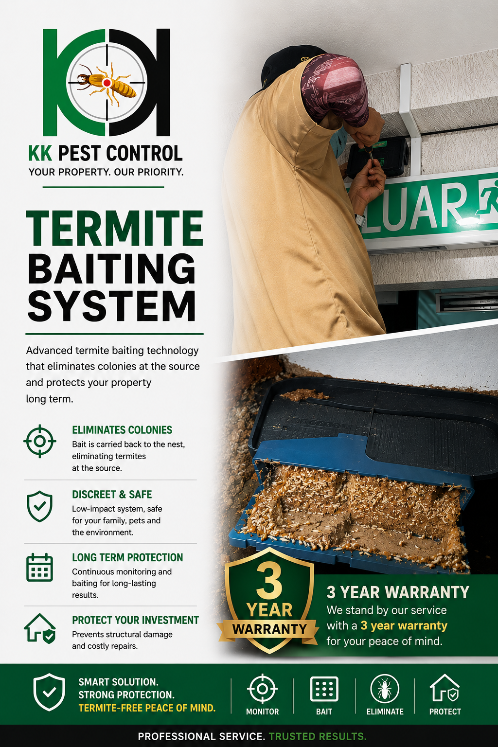 Termite baiting system service image